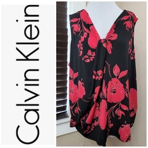 Calvin Klein Floral Print Blouse